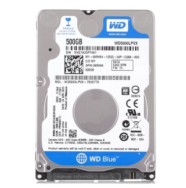WD500G笔记本硬盘